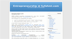 Desktop Screenshot of entrepreneurship.sufehmi.com